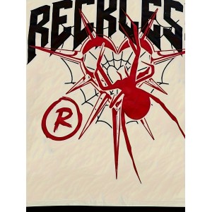 Spider-Man & Letter Print Crew Neck T-Shirt, Casual Short Sleeve Knitting T-Shirt For Every Day, Women's Clothing