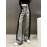 Contrast Color Casual Baggy Jeans, Loose Fit Non-Stretch Washed Wide Legs Jeans, Women's Denim Jeans & Clothing