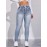 Drawstring Elastic Waist Skinny Jeans, High Stretch Slim Fit Washed Tight Jeans, Women's Denim Jeans & Clothing